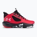 Under Armour GS Lockdown 6 rosso/nero/bianco scarpe da basket per bambini 2