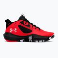 Under Armour GS Lockdown 6 rosso/nero/bianco scarpe da basket per bambini 11