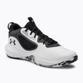 Under Armour Lockdown 6 scarpe da basket da uomo bianco/grigio/nero