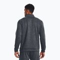 Under Armour Armour Fleece 1/4 Zip felpa da allenamento da uomo grigio pece/nero 3