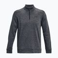 Under Armour Armour Fleece 1/4 Zip felpa da allenamento da uomo grigio pece/nero 5