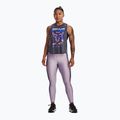 Leggings da allenamento donna Under Armour Project Rock HG Ankle purple luxe 2