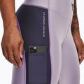 Leggings da allenamento donna Under Armour Project Rock HG Ankle purple luxe 4