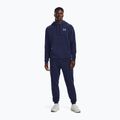 Felpa uomo Under Armour Essential Fleece Hoodie midnight navy/white 2
