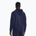 Felpa uomo Under Armour Essential Fleece Hoodie midnight navy/white 3