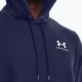 Felpa uomo Under Armour Essential Fleece Hoodie midnight navy/white 4