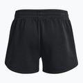 Pantaloncini da allenamento Under Armour Rival Fleece donna nero/bianco 4