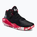 Under Armour Jet '21 scarpe da basket uomo nero/rosso/bianco