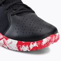 Under Armour Jet '21 scarpe da basket uomo nero/rosso/bianco 7