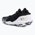 Under Armour Jet '21 scarpe da basket uomo nero/bianco/oro metallico 3