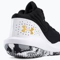 Under Armour Jet '21 scarpe da basket uomo nero/bianco/oro metallico 8