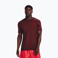 Maglia da allenamento Under Armour UA Hg Armour Fitted da uomo rosso castagna/rosso radio 3
