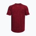 Maglietta da allenamento Under Armour Tech 2.0 bolt red/chestnut red/nero da uomo 2
