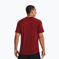 Maglietta da allenamento Under Armour Tech 2.0 bolt red/chestnut red/nero da uomo 4