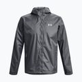 Giacca da allenamento Under Armour Forefront rain grigio pece/grigio mod da uomo 5