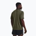 T-shirt da allenamento uomo Under Armour Tech Vent in navy/green/ultimate black 3