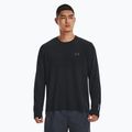 Under Armour Seamless Stride nero/riflettente da uomo a maniche lunghe per la corsa