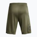 Pantaloncini da allenamento Under Armour Tech Graphic da uomo di colore verde/nero 5