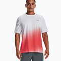 Maglietta da allenamento Under Armour Tech Fade bianco/vermiglio da uomo