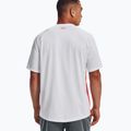 Maglietta da allenamento Under Armour Tech Fade bianco/vermiglio da uomo 2