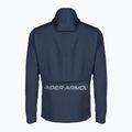 Under Armour Storm Run Uomo Giacca da corsa con cappuccio grigio acquazzone/blu porto/riflettente 2