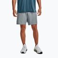 Pantaloncini da allenamento Under Armour Woven Graphic harbor blue/lime surge da uomo