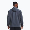 Giacca da allenamento Under Armour Sportstyle Windbreaker da uomo, colore grigio/nero/lime surge 4