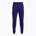 Pantaloni Under Armour Rival Fleece Joggers da uomo blu sonar/bianco anice 3