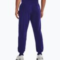 Pantaloni Under Armour Rival Fleece Joggers da uomo blu sonar/bianco anice 2