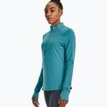 Felpa da running Under Armour Qualifier Run 2.0 1/2 Zip donna blu ghiacciaio/blu ghiacciaio/riflettente