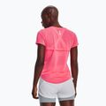 Maglietta da running Under Armour Streaker rosa shock/rosa shock/riflettente da donna 2