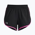 Pantaloncini da corsa Under Armour Fly By 2.0 donna nero/argento rosa/riflettente 3