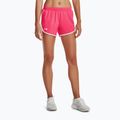 Pantaloncini da corsa Under Armour Fly By 2.0 rosa shock/bianco/riflettente da donna