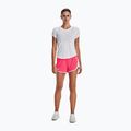 Pantaloncini da corsa Under Armour Fly By 2.0 rosa shock/bianco/riflettente da donna 3