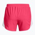 Pantaloncini da corsa Under Armour Fly By 2.0 rosa shock/bianco/riflettente da donna 5