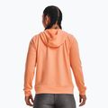 Under Armour donna Rival Terry FZ Felpa con cappuccio arancione scuro/bianco 2