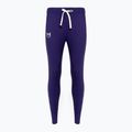 Pantaloni Under Armour Rival Fleece Joggers donna blu sonar/bianco 3