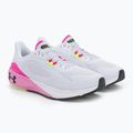 Under Armour scarpe da corsa donna W Hovr Machina 3 bianco/argento rosa/nero 4
