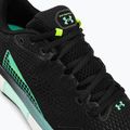 Under Armour Hovr Infinite 5 nero/bianco/verde brezza uomini scarpe da corsa 9