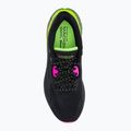 Under Armour Hovr Machina 3 uomini scarpe da corsa nero / lime surge / rosa ribelle 6