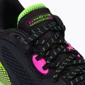 Under Armour Hovr Machina 3 uomini scarpe da corsa nero / lime surge / rosa ribelle 9