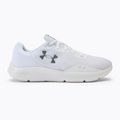 Under Armour Charged Pursuit 3 bianco/bianco/argento metallico, scarpe da corsa da uomo 2