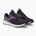 Scarpe da allenamento da donna Under Armour W Charged Aurora 2 tux purple/retro purple/argento metallico 4