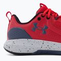 Under Armour Charged Commit Tr 3 rosso/downpour grigio/downpour grigio scarpe da ginnastica da uomo 8