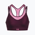 Reggiseno fitness Under Armour Infinity Mesh Low purple stone/pink edge