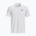 Polo Under Armour Matchplay da uomo, bianco/grigio 5