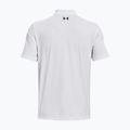 Polo Under Armour Matchplay da uomo, bianco/grigio 6