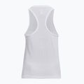 Maglietta da corsa Under Armour Seamless Stride Singlet bianca/riflettente da donna 5