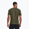 Maglietta Under Armour Sportstyle Left Chest verde marino/nero da uomo 3