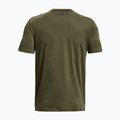 Maglietta Under Armour Sportstyle Left Chest verde marino/nero da uomo 5